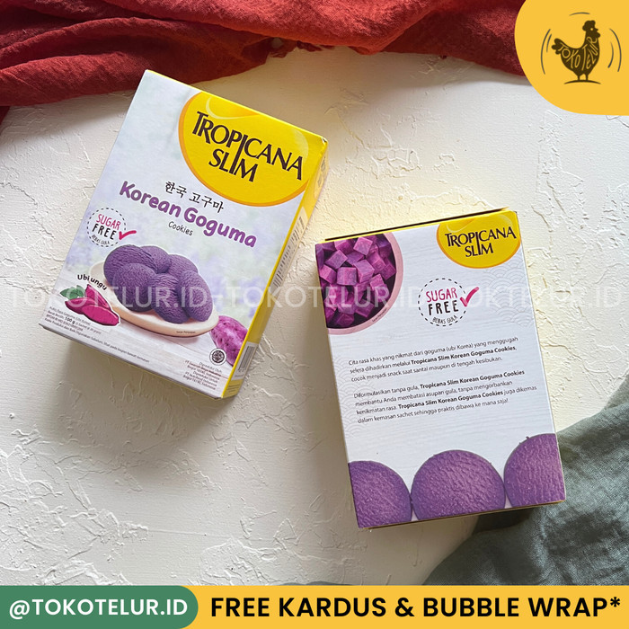 

✨NEW✨ -TROPICANA SLIM - Cookies SUGAR FREE | Snack Diet Bebas Gula 100 kalori - BOXKoreanGoguma