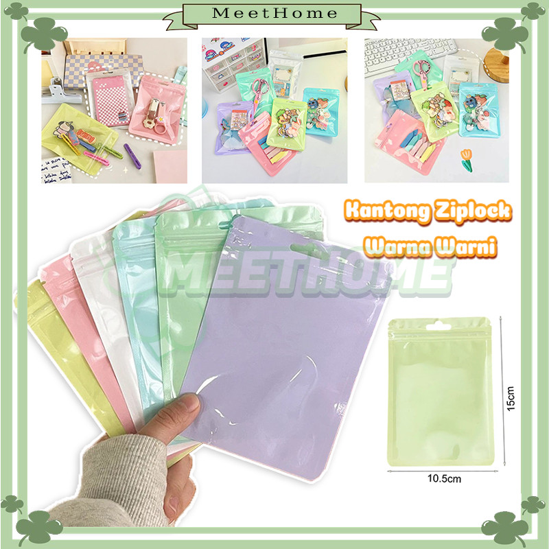 

Kantong Ziplock Warna Warni/Ziplock Kantong Aksesoris/Plastik Klip Ziplock Bag Kemasan Aksesoris