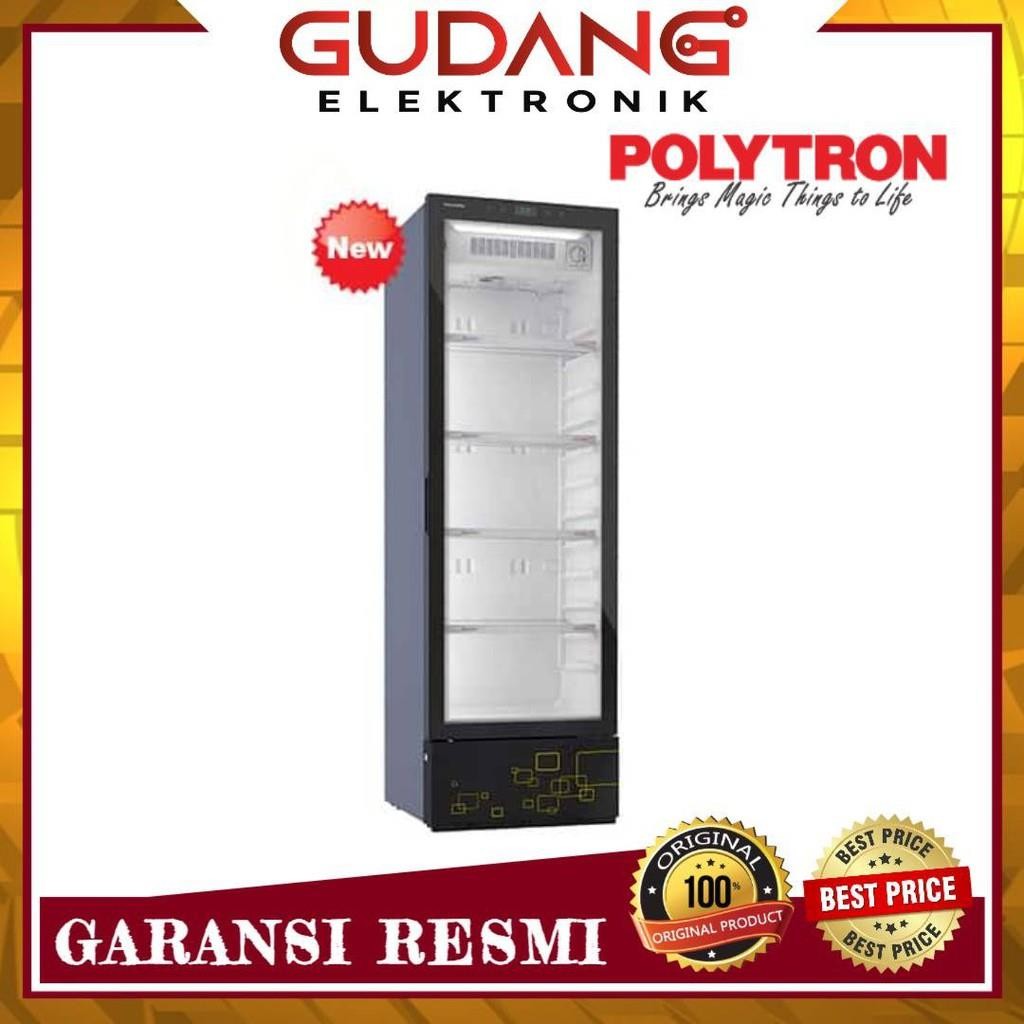 SHOWCASE POLYTRON SCN 236 ALLURE NO FROST KULKAS KACA SCN236