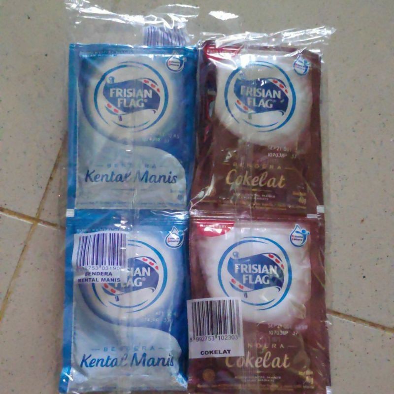 

Frisian Flag Susu Kental Manis Sachet Isi 6 Sachet
