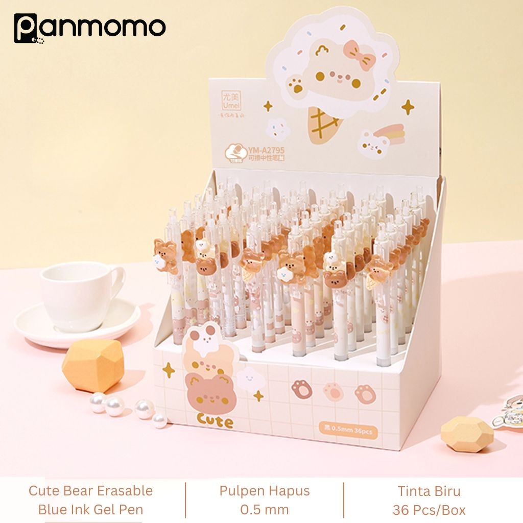 

Bundle 6 Pcs Pulpen Bisa DIhapus Motif Beruang