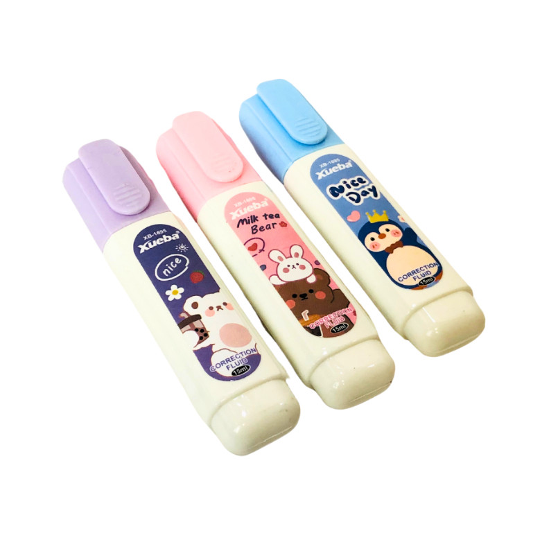 

Correction Fluid XB-1695 Nice Day Tip-ex Cair Impor 15 ml Alat Tulis Tipex - SATUAN- SHSNP