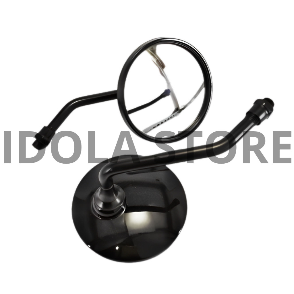 Spion Motor Variasi Bulat Retro Classic Full Hitam Mio Sporty Mio Soul Mio M3 terlaris&termurah