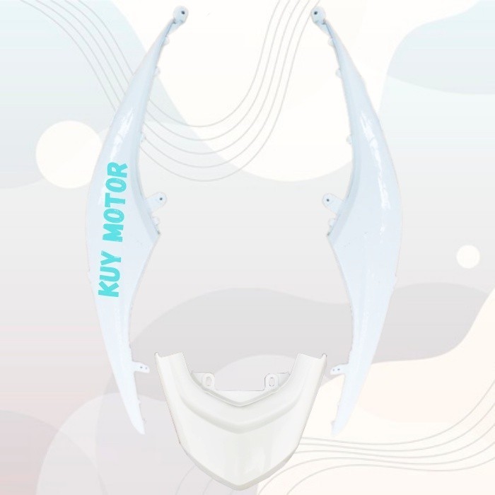Body Samping Belakang Motor + Tutup Mio Soul GT 115 2012 - 2014 - Putih