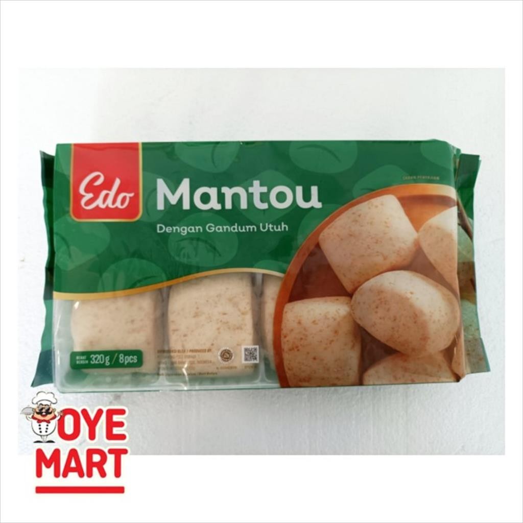 

EDO MANTOU WHOLEWHEAT 320GR ISI 8PCS - MANTOU DENGAN GANDUM UTUH