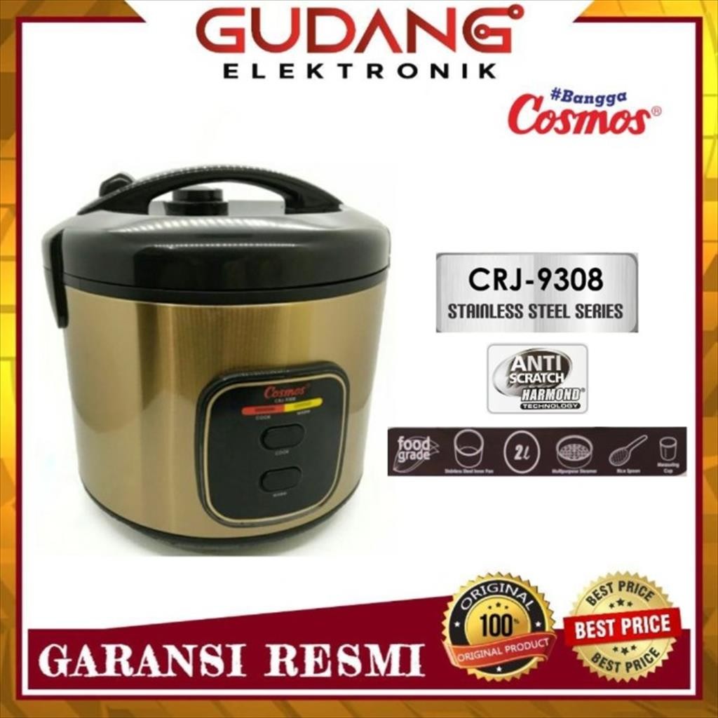 MAGIC COM COSMOS CRJ 9308 RICE COOKER 2 LITER COSMOS CRJ-9308