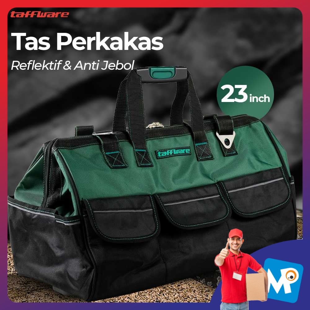 Tas Perkakas Anti Air Multifungsi Nyala Saat Gelap Taffware Storage Bag Waterproof