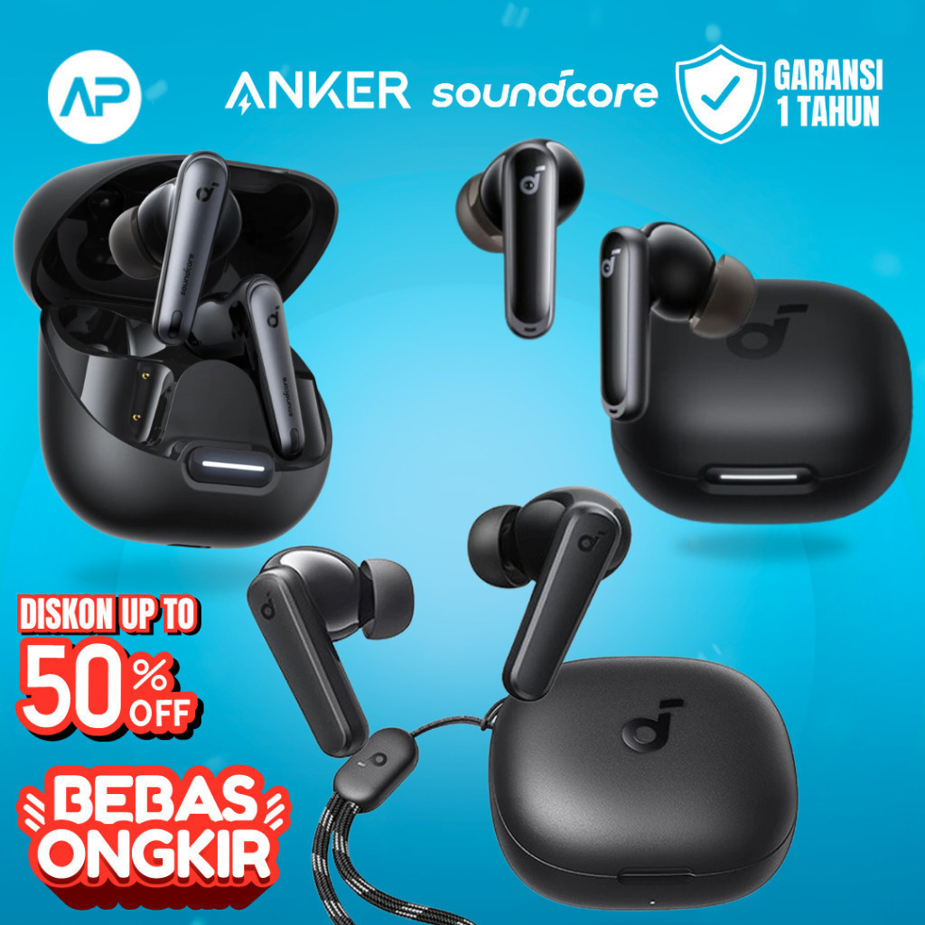 NEW ANKER Soundcore TWS R50i / A20i / P40i / Liberty 4 NC / Q20i Earbuds, Headset Bluetooth, Earphon