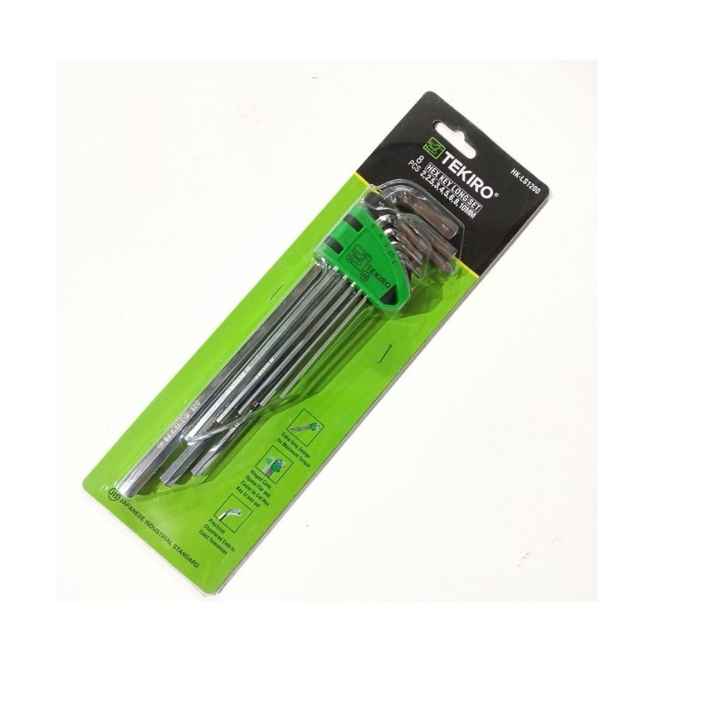 KUNCI L 8 PCS SET TEKIRO / KUNCI L SET TEKIRO ORIGINAL 100%