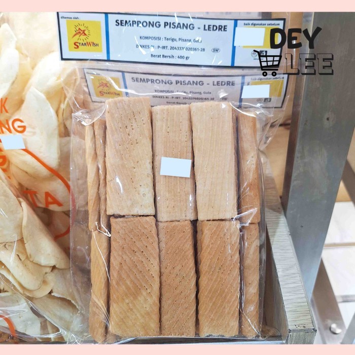 

Kue Semprong Pisang Ledre 400g STARWISH Cemilan Snack Bandung