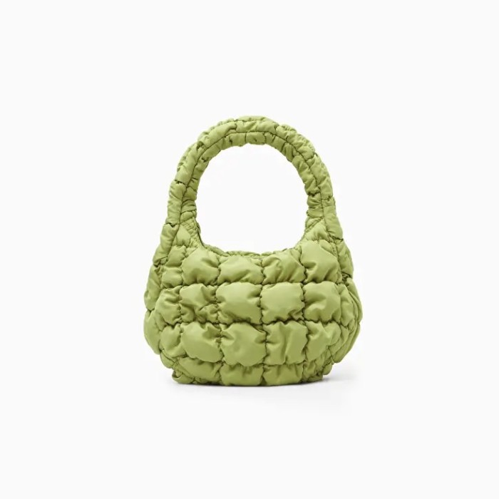 Cos Quilted Mini Bag - Micro - Sage