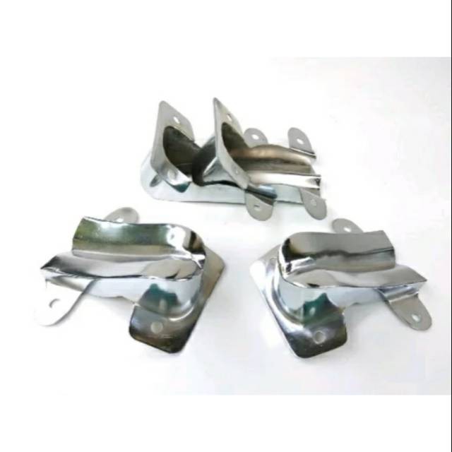 AKSESORIS SEPEDA MOTOR Pangkon lampu stoplamp CB model v80 cor crom NEW PRODUK