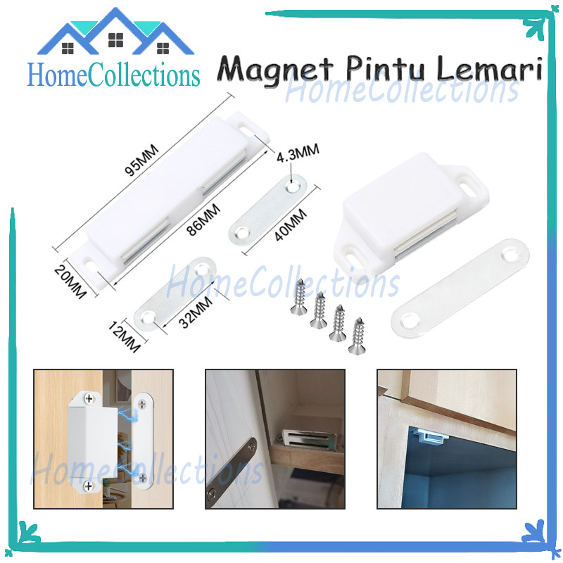 6PCS Magnet Pintu Lemari/Magnet Kecil untuk Pintu Lemari/Magnet Pintu Kabinet Kayu
