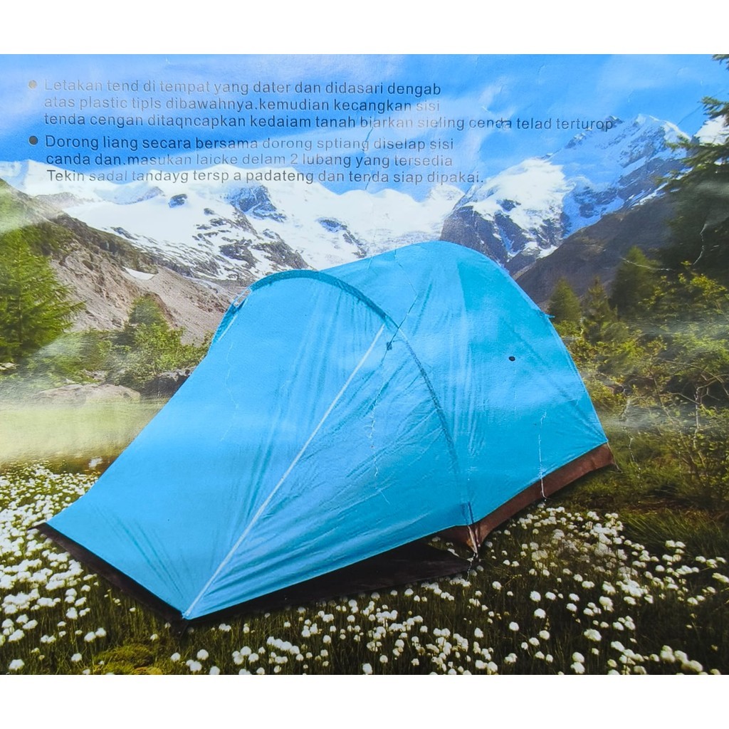 Tenda gunung double layer / Tenda dome double layer Matogui / Tenda camping dome 3-4 orang / Tenda c