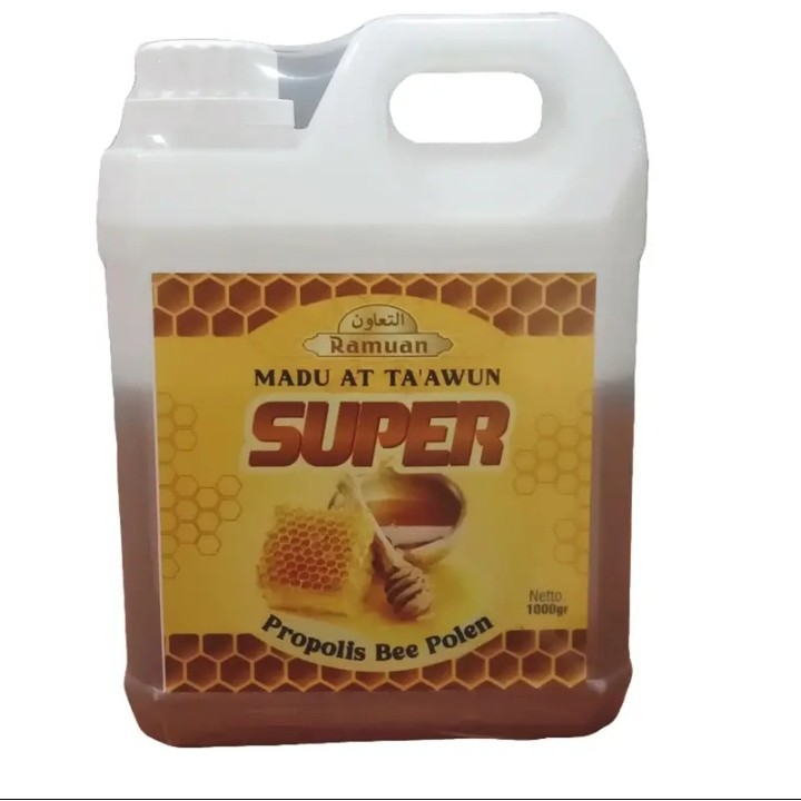 

Madu Attaawun Super 1 kg Madu Ramuan Plus Propolis Bee Pollen Madu GHOLIBAN 1 Kilogram