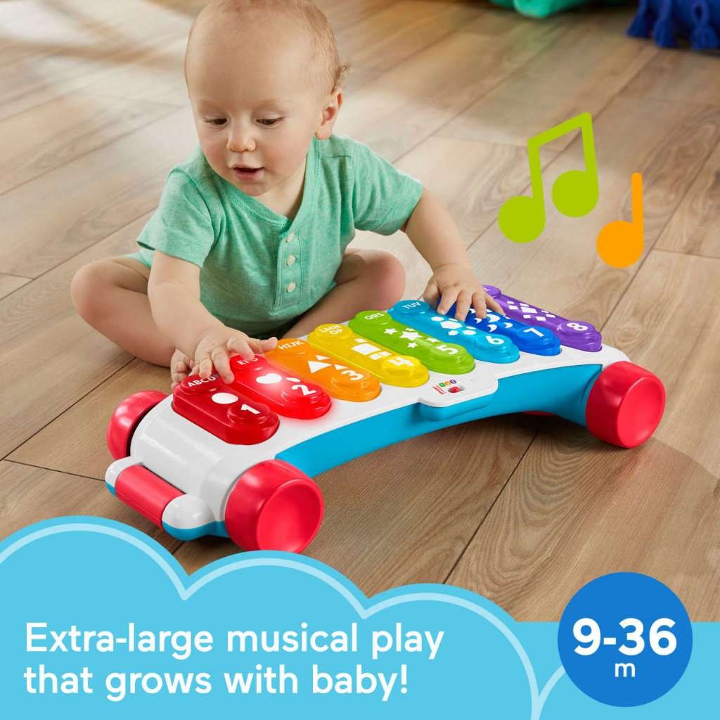 FISHER PRICE Giant Xylophone [ORIGINAL] Light-Up Xylophone Bear Baby Learning Toy Musical Mainan Mus
