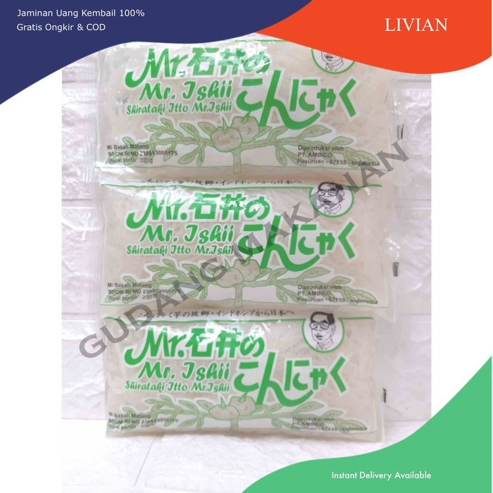 

lv Mie Shirataki Basah Matang Ketogenic Diet Keto Low Carbo 200 gr- Mr Is