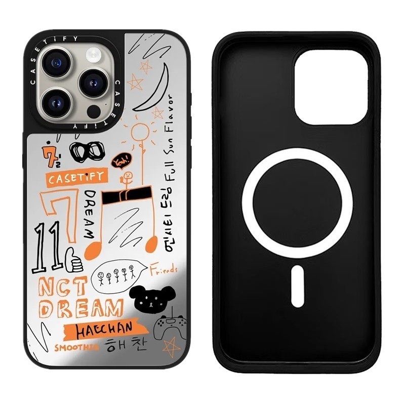 △ CASETiFY NCT DREAM Playground HAECHAN Doodle Phone Case For iPhone 11 12 13 14 15 Plus Pro Max Har