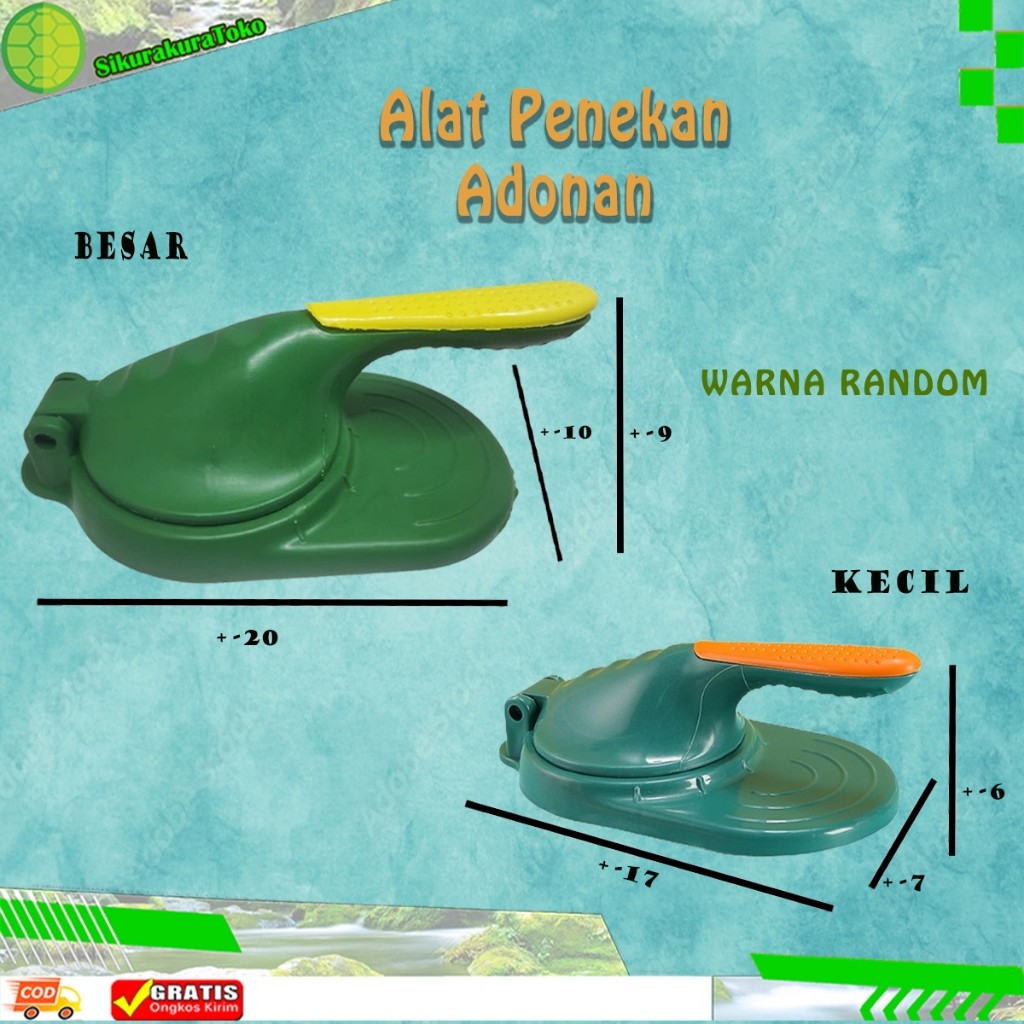 

(SDA) Cetakan Press Adonan Pangsit Handmade Serbaguna Kulit Pastel Penekan Adonan Alat Menekan Kue Martabak Hand Dumpling