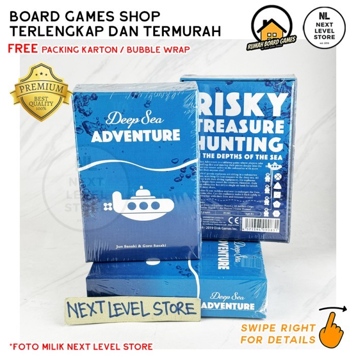 NEW Deep Sea Adventure Mass Market Edition Board Games Card Game Party