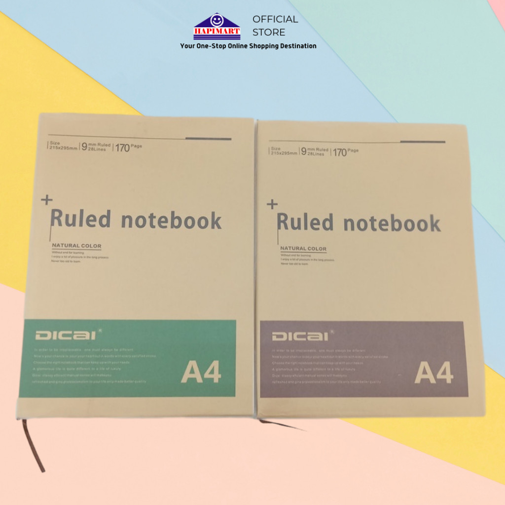 

Ruled Notebook Kuliah Natural Colour/Buku Catatan Buku Tulis Anak Sekolah Kuliah Everything Let's Hearbeat A4