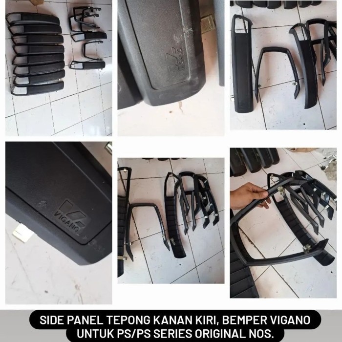 1 set Side panel tepong kanan kiri & bemper by VIGANO original nos.