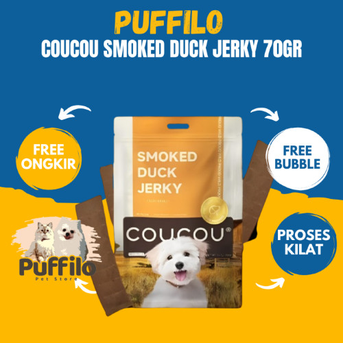 

COUCOU SMOKED DUCK JERKY 70GR