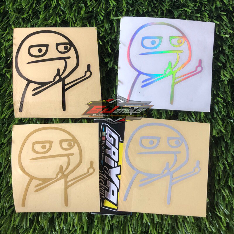 

STICKER MIDDLE FINGER PUCEK ANIMASI LUCU STIKER VIRAL V.2
