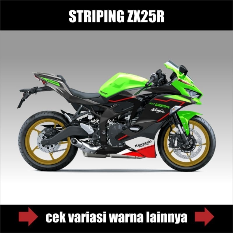 DECAL STRIPING ZX25R ABS KRT / STIKER MOTOR KAWASAKI NINJA ZX25R