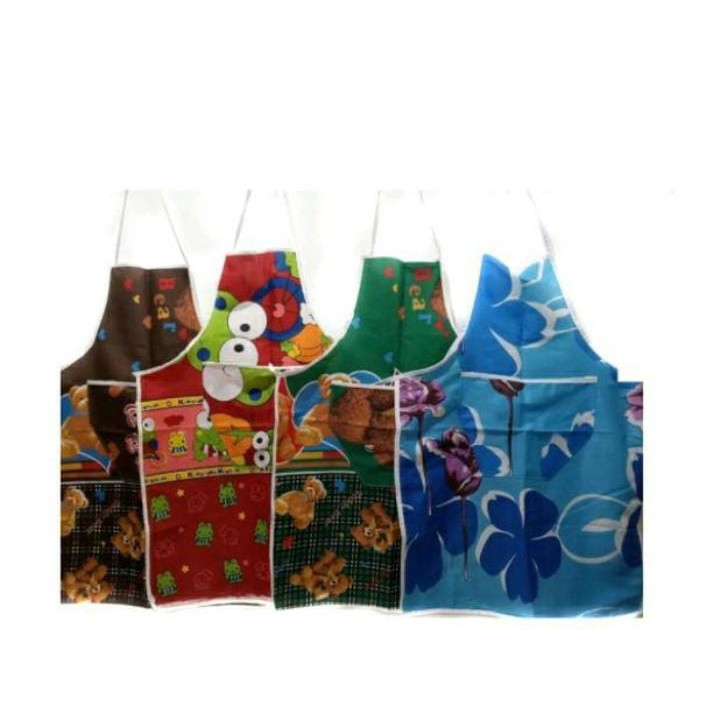 CELEMEK - APRON - CELEMEK BAHAN KAIN - CELEMEK GAMBAR - CELEMEK KARAKTER - CELEMEK WARNA - CELEMEK D