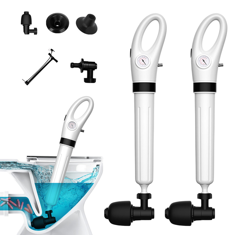 Toilet Unblocker Pump Sink Drain Cleaner High Pressure Toilet Pipe Plunger Sink Drain Cleaner Bathro