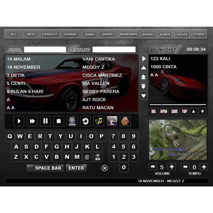 RAWE KARAOKE Player Touchscreen Version Full Version