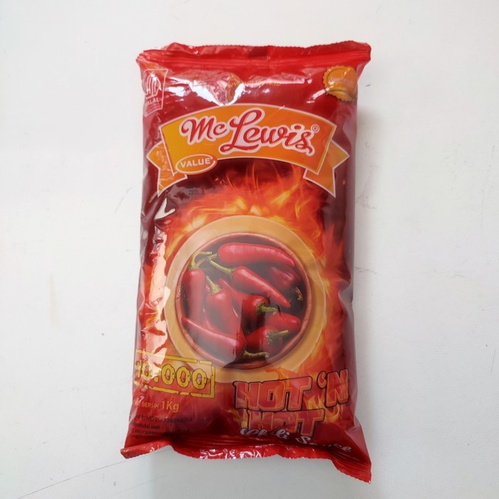 

Mc Lewis CHILI SAUCE HOT N HOT POUCH 1KG