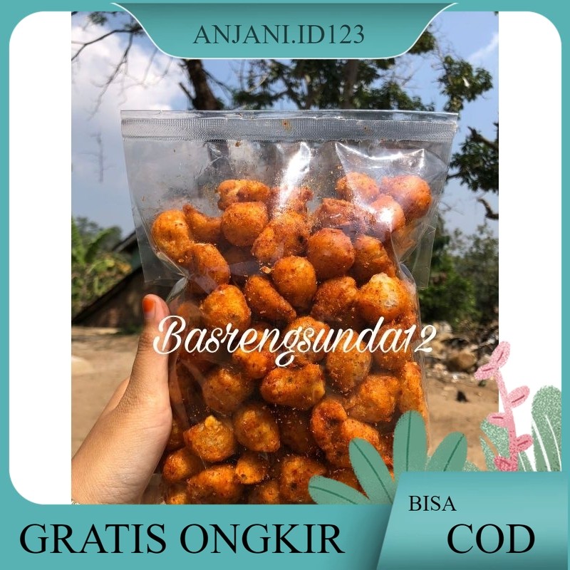 

Siomay mini kering crispy pedas daun jeruk kemasan 250gram