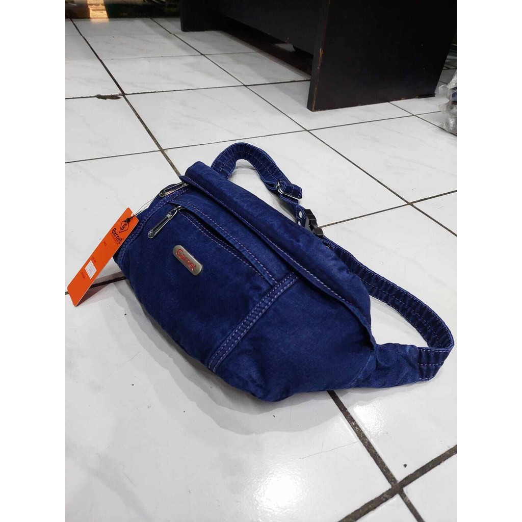 tas pinggang wanita,weistbag wanita,terbaru,original,levis full denim garnet