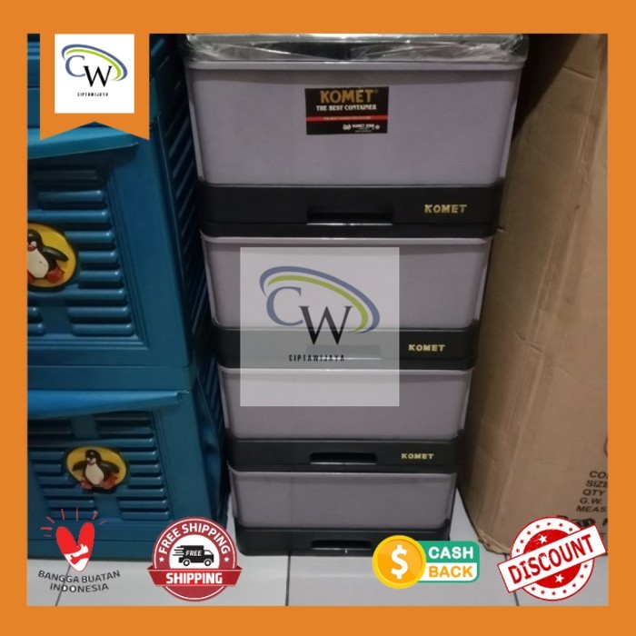 LEMARI KOMET STAR 3 SUSUN/LACI KOMET STAR MEDIUM