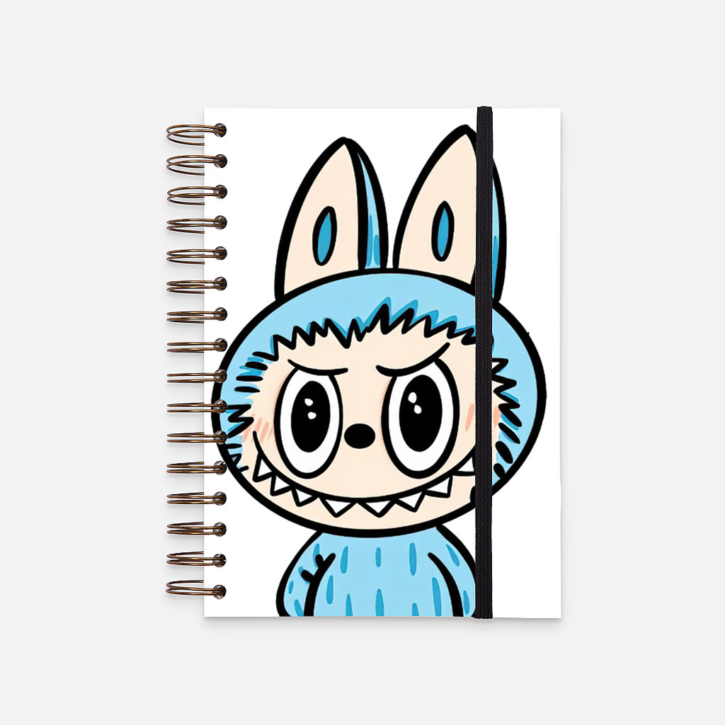 

Hard Cover Notebook LABUBU BIRU