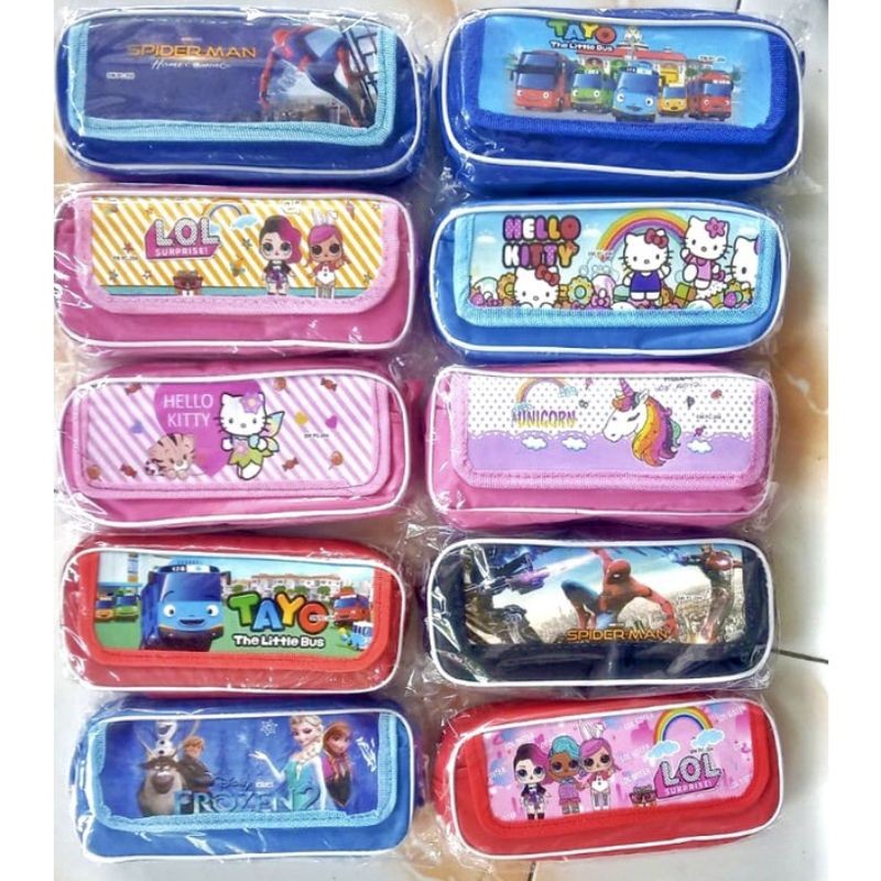 

(1Pak) 12 Pcs Tepak Saku Premium Kuromi / Tempat Pensil Sekolah / Souvenir FREE Plastik
