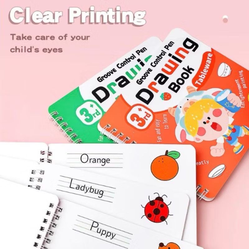 

HELLOW_4 PCS DRAWING BOOK 1 Paket isi 4 BUKU +PULPEN / Buku Mewarnai Anak Coloring Book Berbagai Tema Buku Gambar Mewarnai