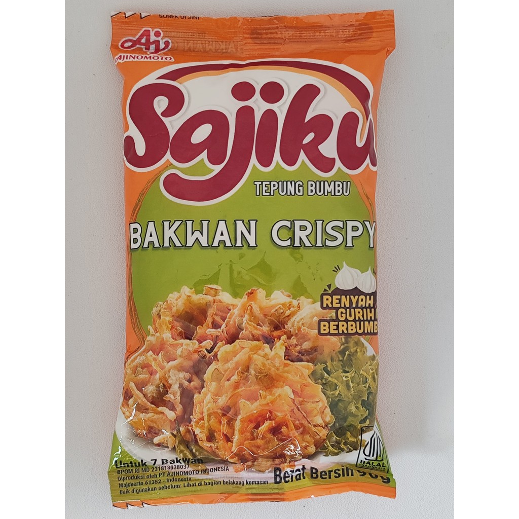 

Sajiku Tepung Bumbu Bakwan Crispy 90 gram
