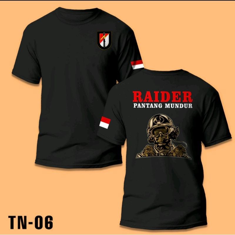 KAOS TNI RAIDER PANTANG MUNDUR