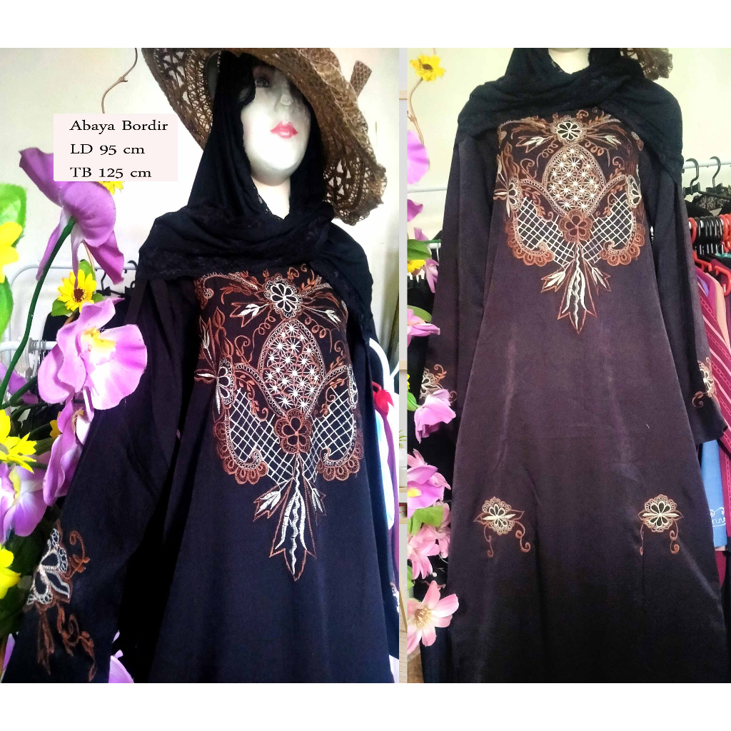 Gamis PL Bordir Brand ALIPA