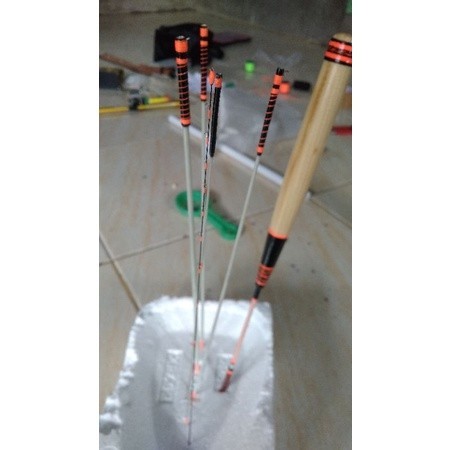 Joran Handmade Micro Fishing Bahan Fiber Optik Ujung Carbon Solid Panj