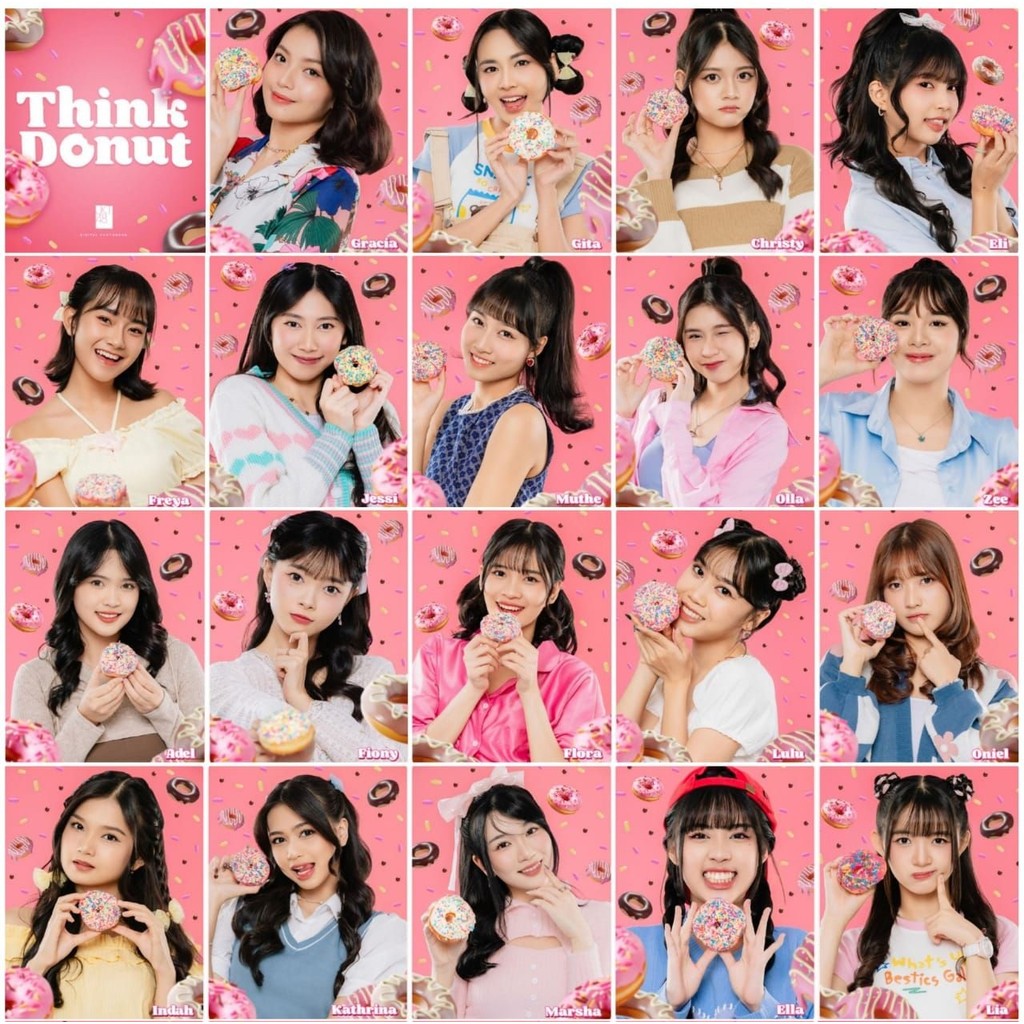 NEW COLLECT IDOL [50pcs] PACK PHOTOCARD JKT48 THINK DONUT ALBUM LOMO CARD PHOTO CARD KPOP LOMOCARD K