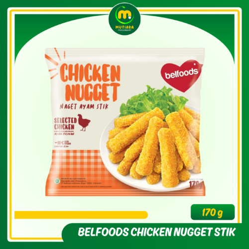 

BELFOOD CHIKEN NUGGET STIK 170GR