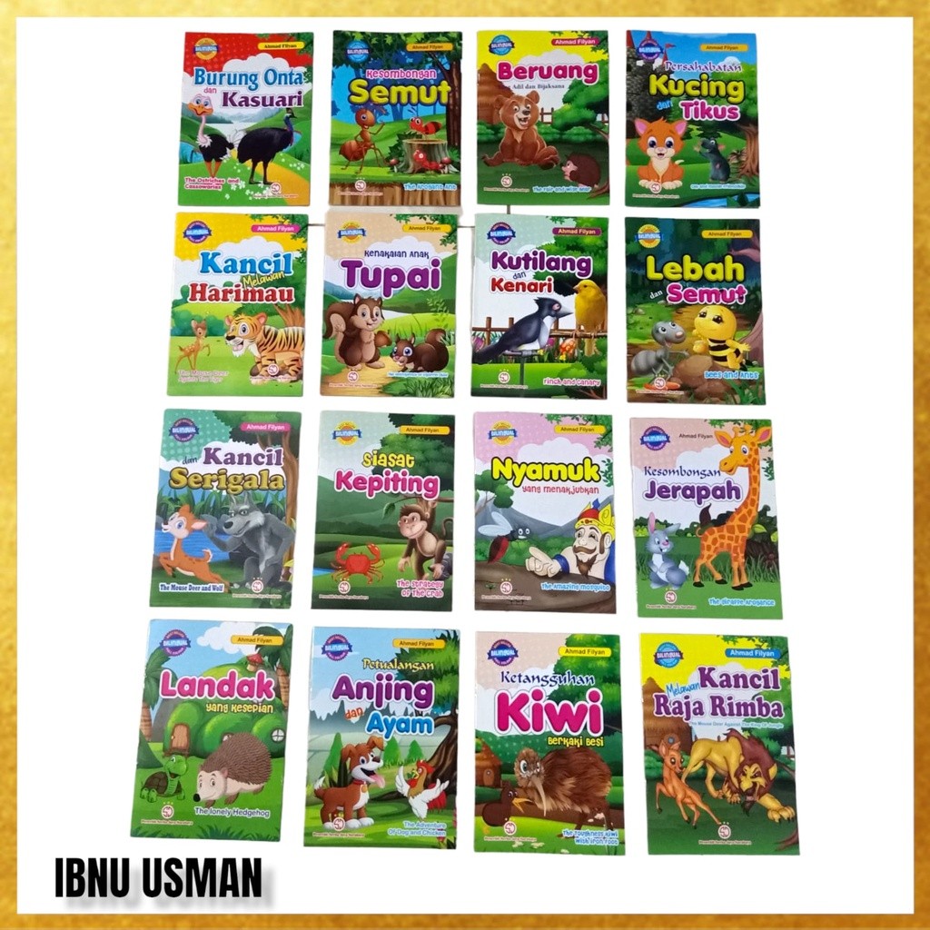 

BUKU DONGENG FABEL BILINGUAL CERITA SERI ANAK HEWAN BERGAMBAR DAN FULL COLOUR I ORIGINAL SERBA JAYA