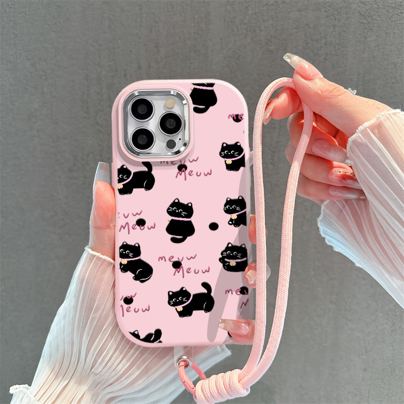Kucing lucu cocok untuk xiaomi case ponsel xiaomi 11lite poco c55 65 m2poro m3 m5s m6poro x3poro x3n