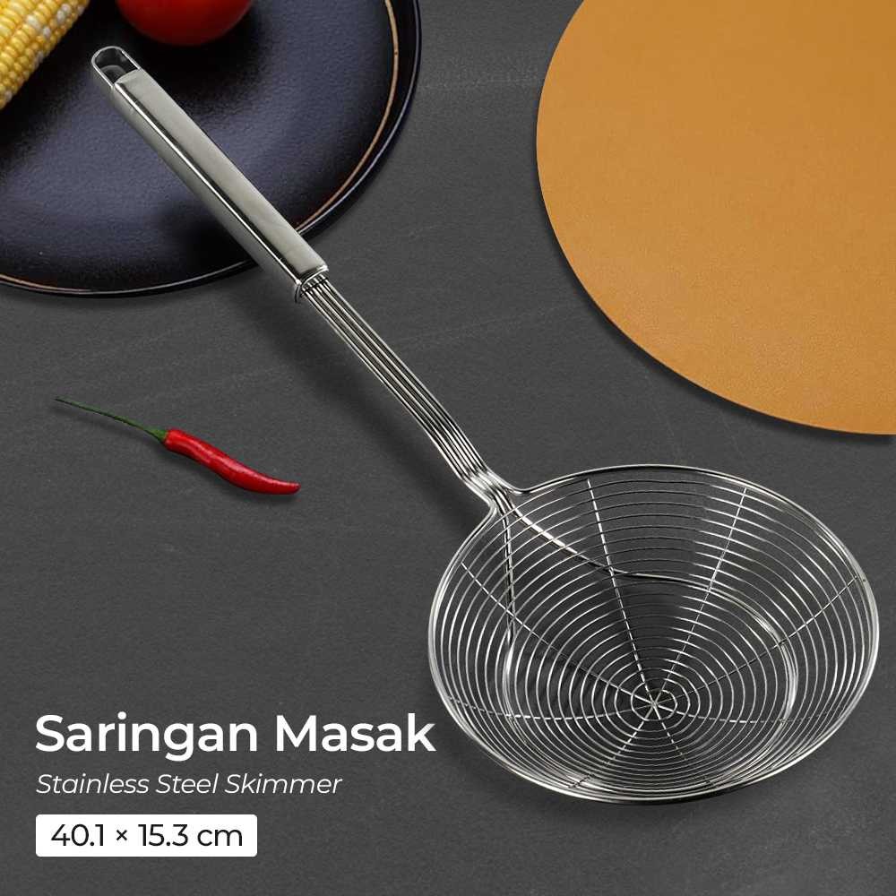 

SPIMMER Sendok Saringan Masak Dapur Skimmer Utensil Stainless Steel - KT399 - CNDL