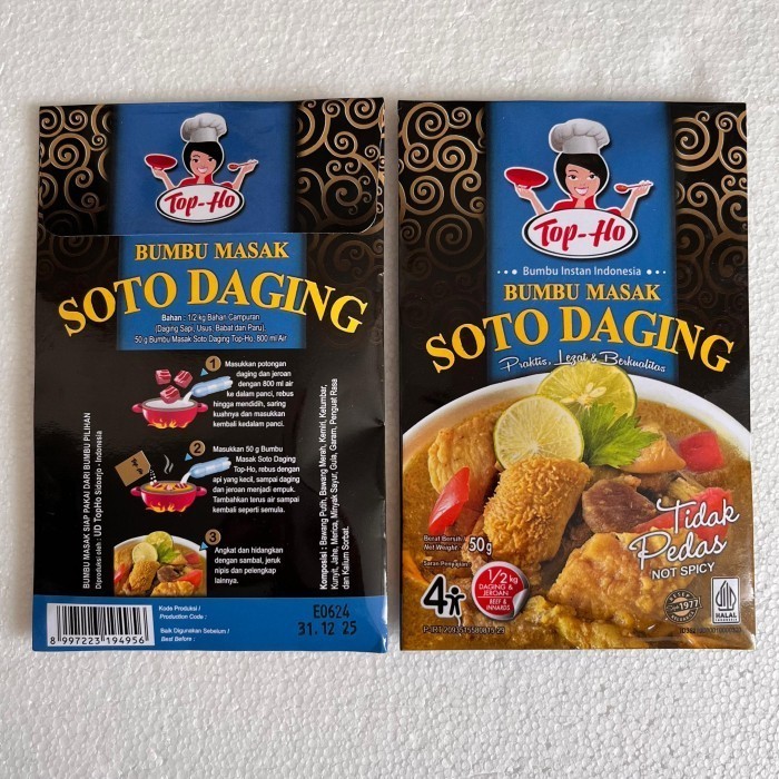 

TOPHO BUMBU MASAK SOTO DAGING