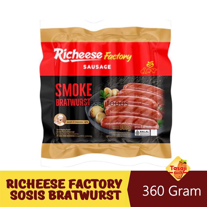 

Richeese Factory Sosis Smoked Bratwurst 360gr